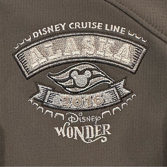 Disney Cruise Line Embroidered Soft Shell Microfleece Lined Jacket - Picture 5 of 5